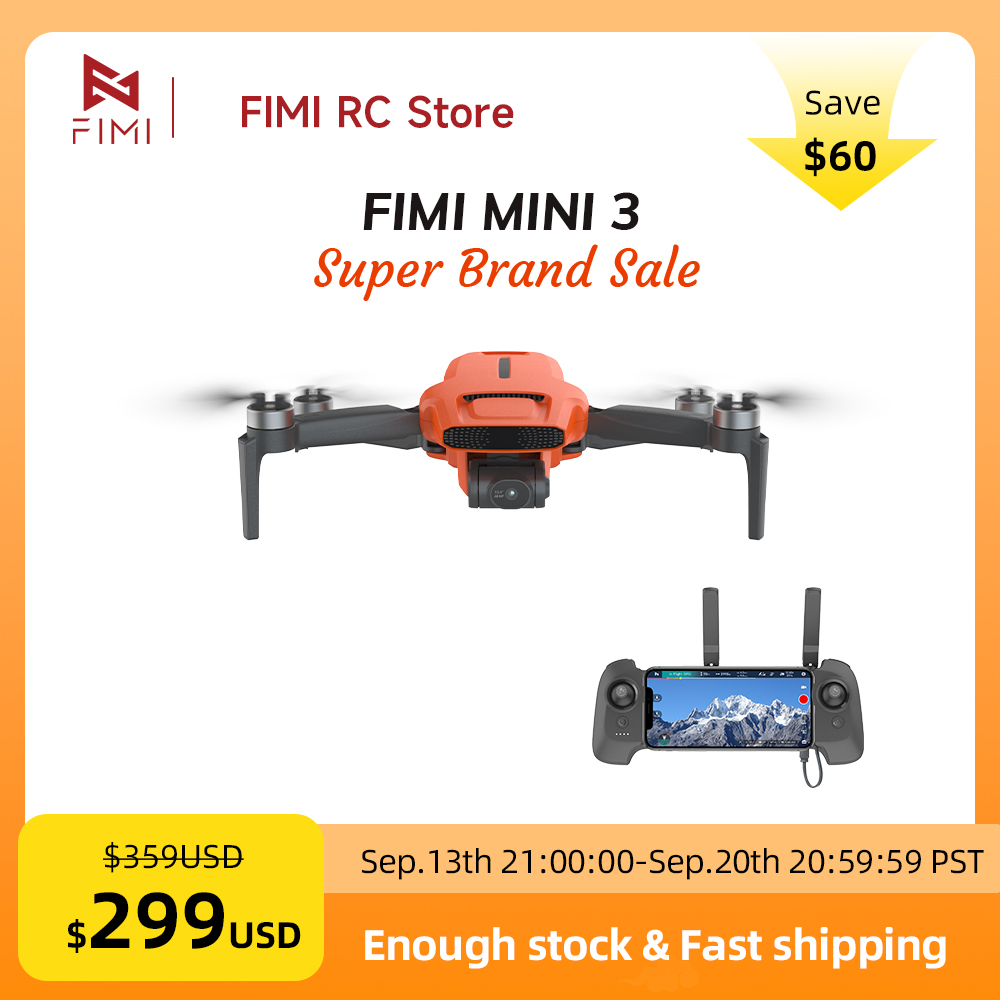 Drone Gimbal Brushless - FIMI MINI 3 카메라 드론 4K