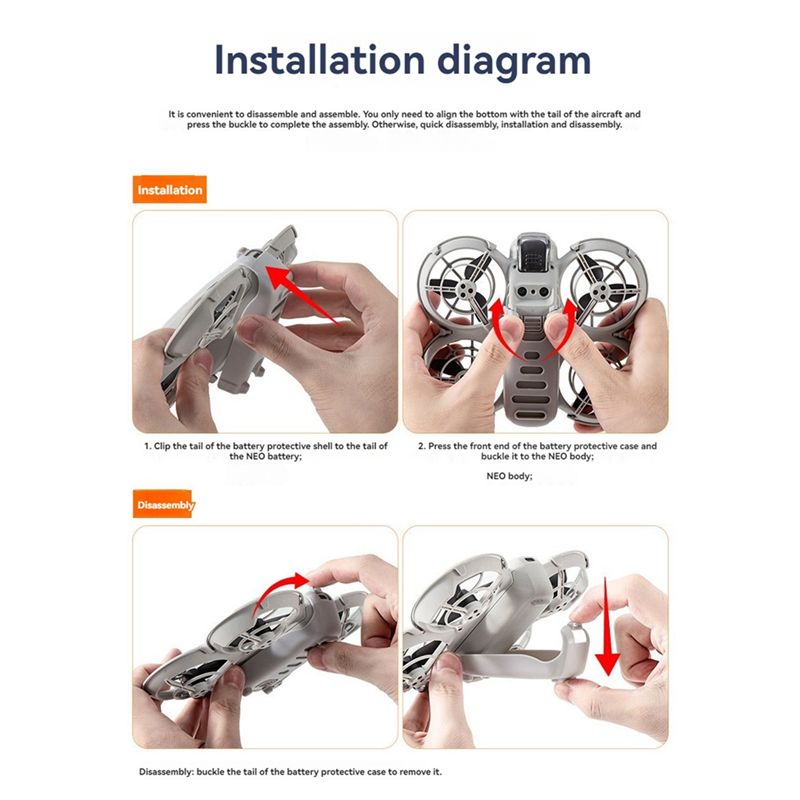 DJI NEO 드론 바디 짐벌 카메라 보호 케이스용 B - Drone Gimbal For Gopro 리뷰 및 가격